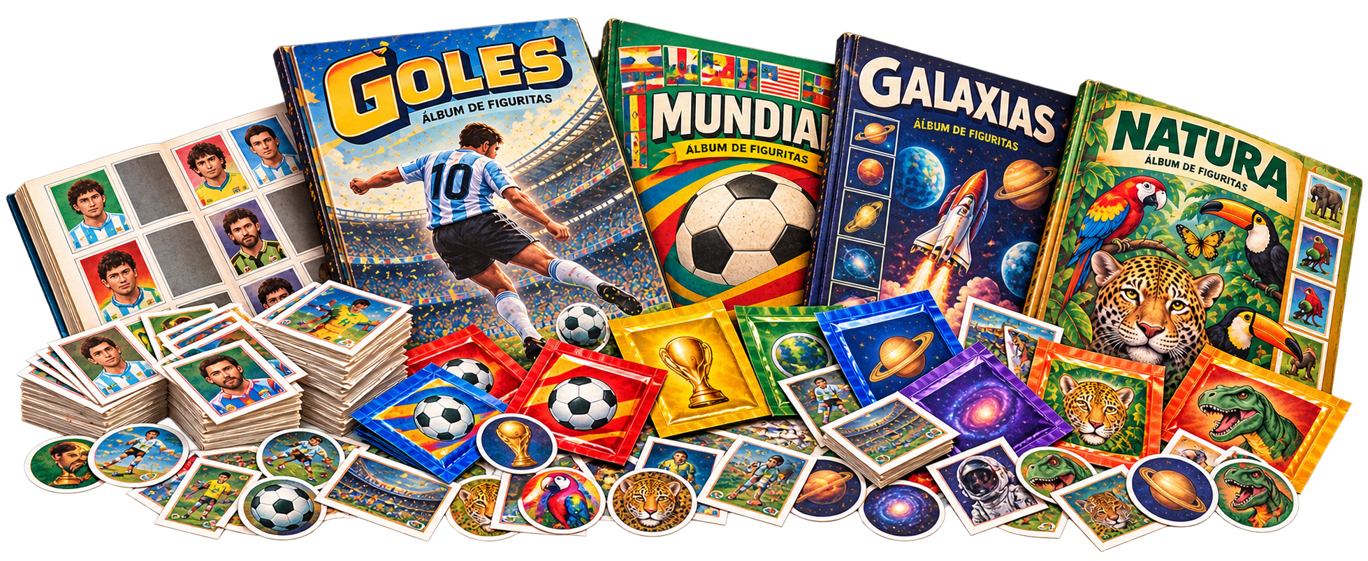 Sobre de figuritas vintage