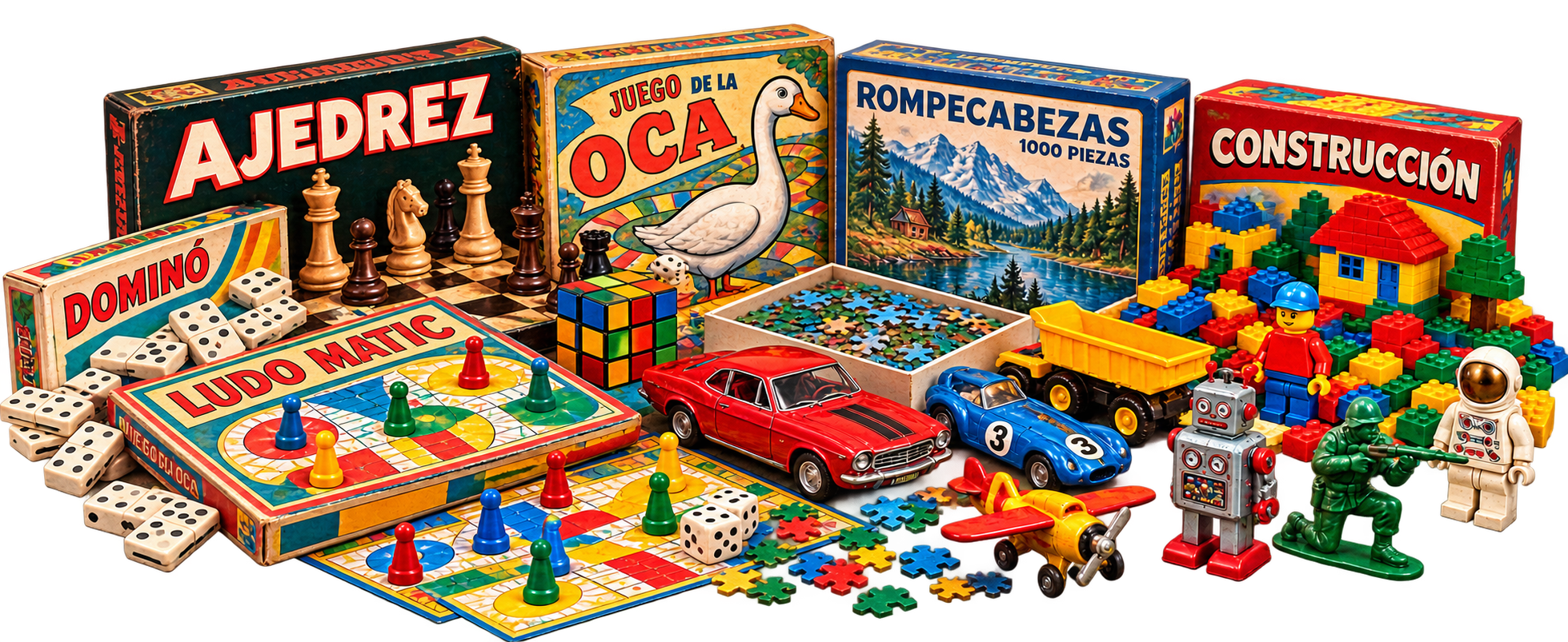 Autitos y juegos de mesa